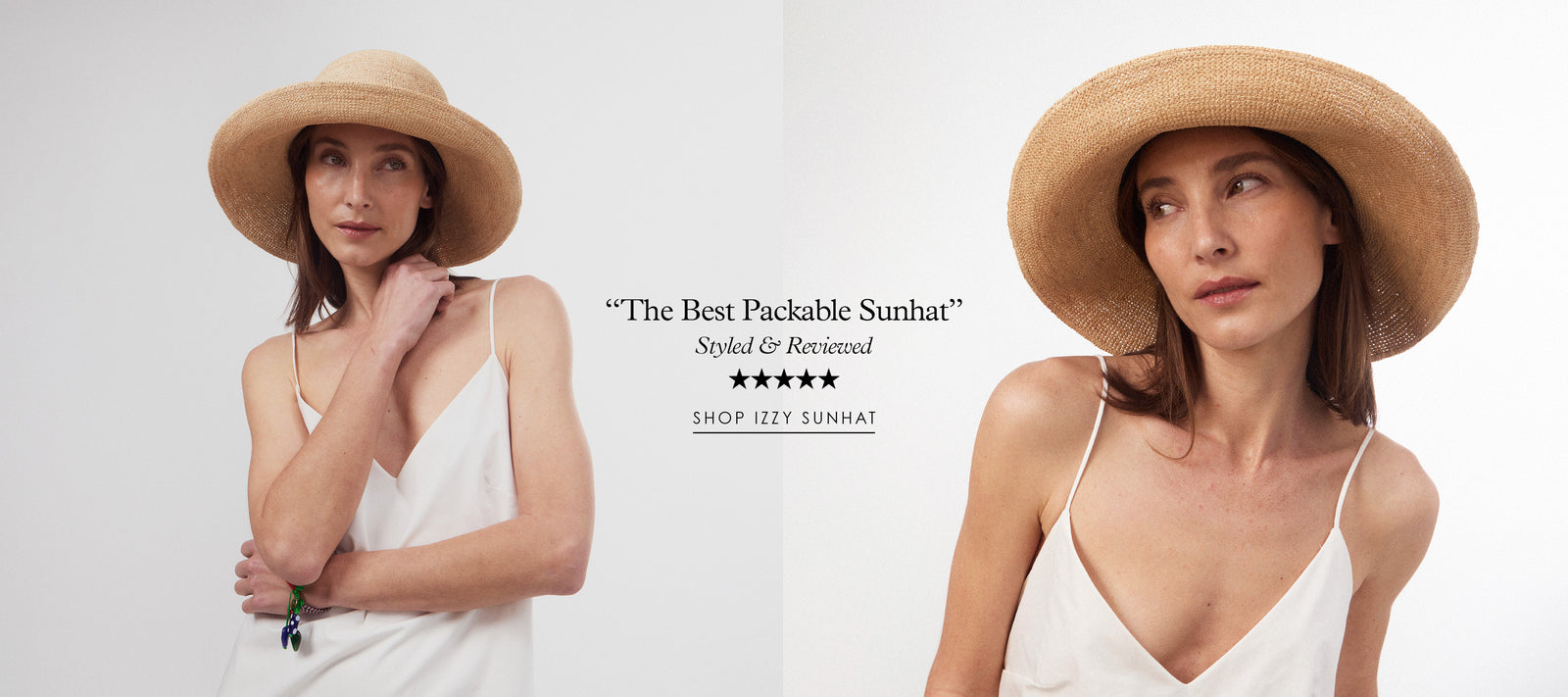 Izzy Sunhat Banner