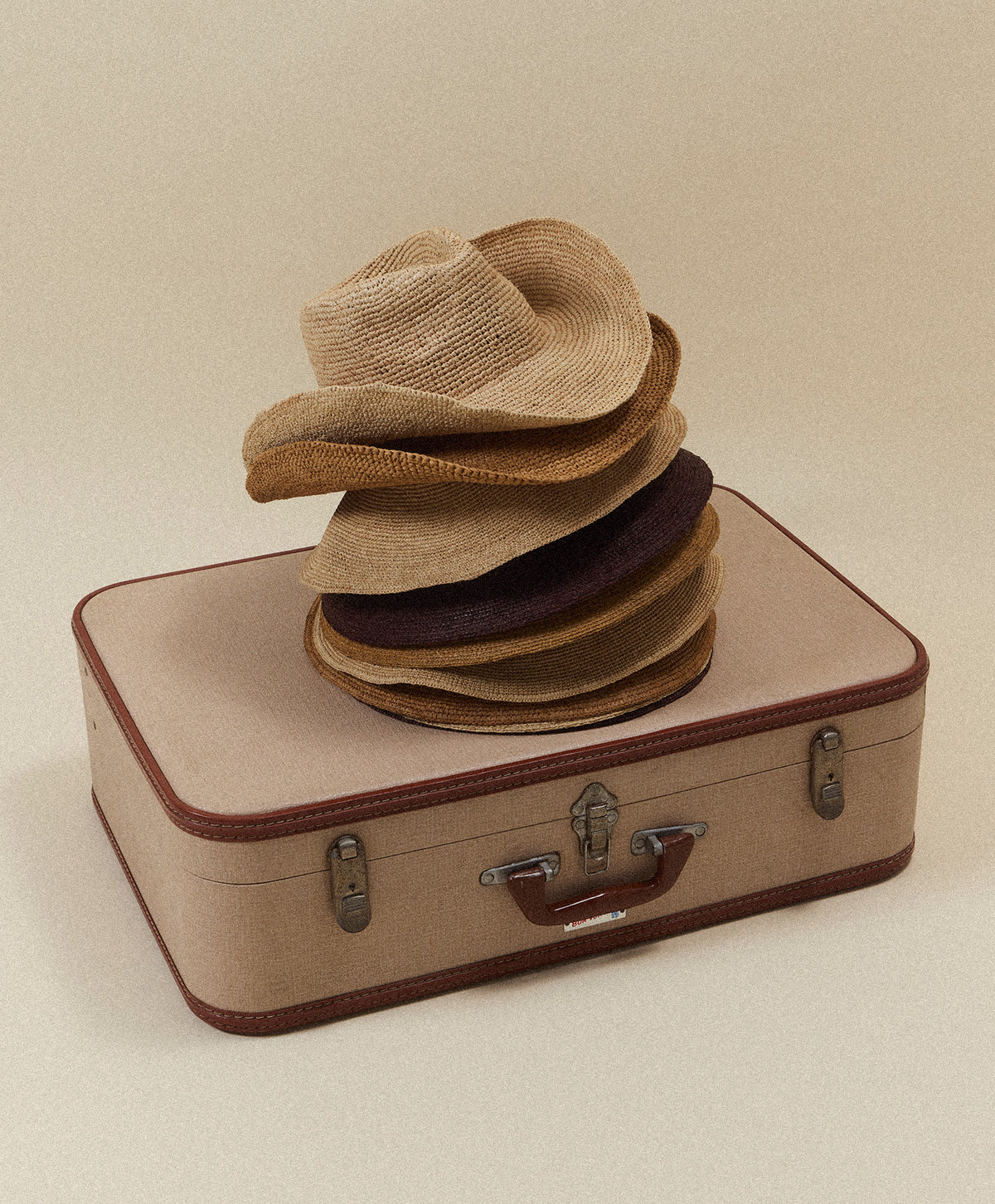 BRONTE LEIGHTON-DORE, Handpainted Raffia Hat