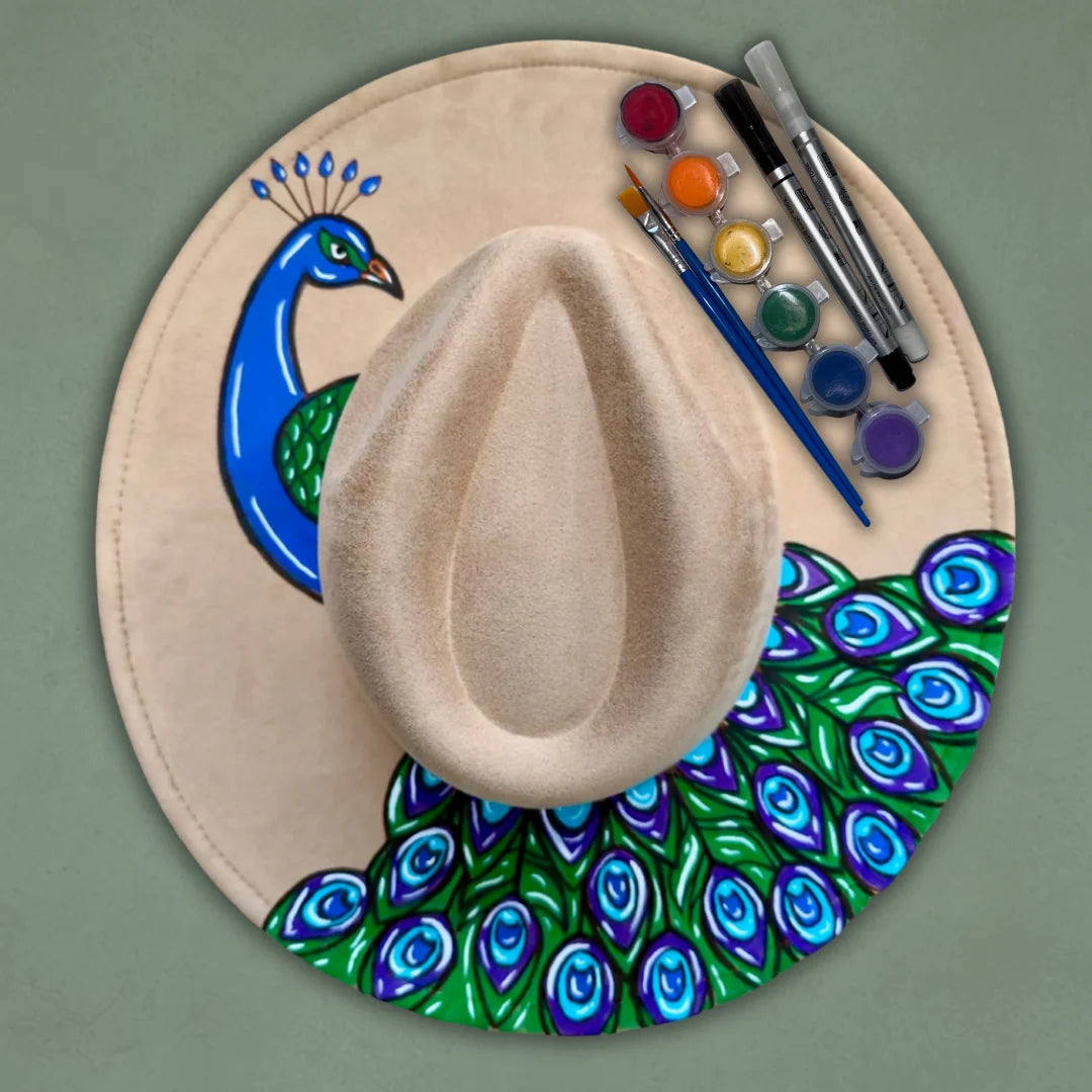 ELIZA GOSSE, Handpainted Raffia Hat